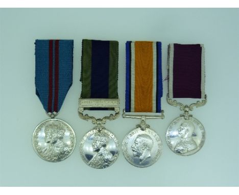 A group of four medals, awarded to S-Cr./S-Sgt. G. E. Dickenson, M.W.S., comprising a Delhi Durbar medal, unnamed, India Gene