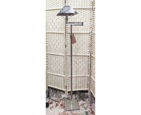 PAOLO MOSCHINO TILDE SWING ARM FLOOR STANDING LAMP, 142cm H. 