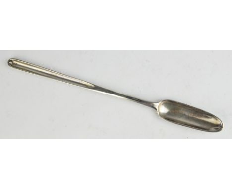 Georgian silver double marrow scoop, London, 1785, John LambeCondition Report:  Some marks and scratches, light indentation t