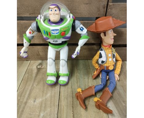 Toy story buzz light year &amp; woody action figures 