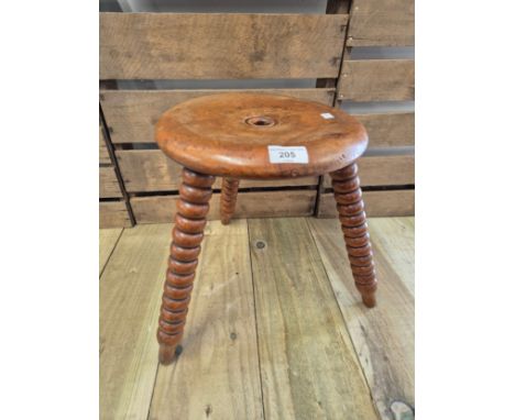 19th century Scottish bobbin stool [33cm] 