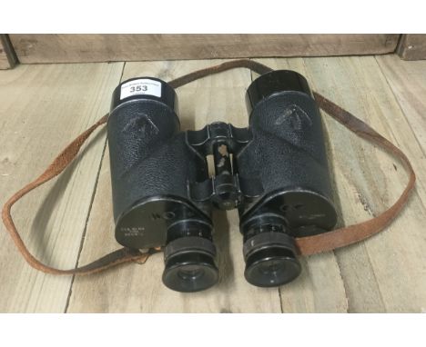 WWII REL Canada Binoculars 7x50 Broad Arrow Military marking [21.5x20cm] 