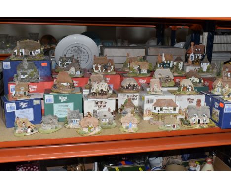 THIRTY FIVE LILLIPUT LANE SCULPTURES FROM THE SOUTH EAST AND SOUTH WEST, mostly boxed and some deeds unless mentioned, compri