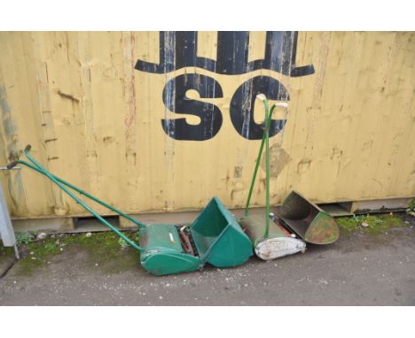 TWO MANUAL CYLINDER LAWN MOWERS, one by Qualcast (2)