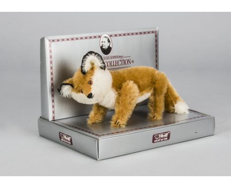 A Steiff Museum Collection Replik 0093/12 Fox 1910,  862 of 4000, in original card and plastic box