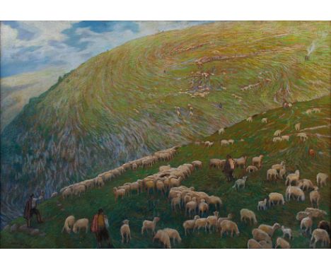 (Ortona 1890 - Pescara 1968)Cm 67x95  | In 26.38x37.40Pastelli su cartaThe first-born son of the well-known artist Basilio Ca