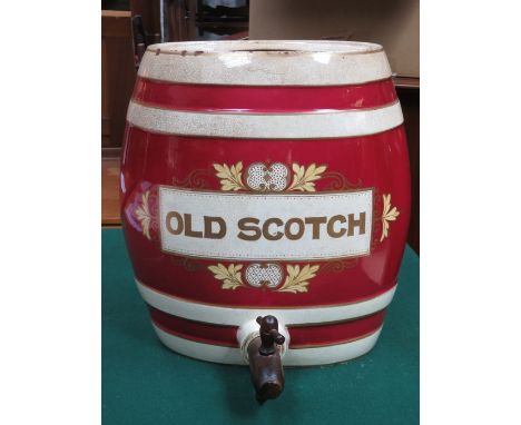 CERAMIC 'OLD SCOTCH' FLAGON 