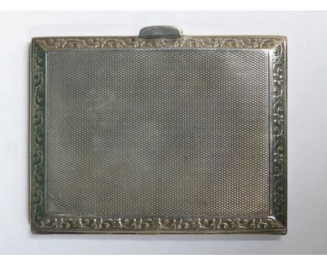 HALLMARKED SILVER CIGARETTE CASE 