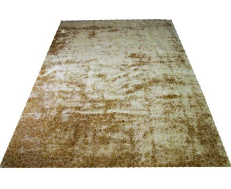 FINE BENNARES LEOPARD PRINT CARPET, 366cm x 274cm, all over leopard print design. 