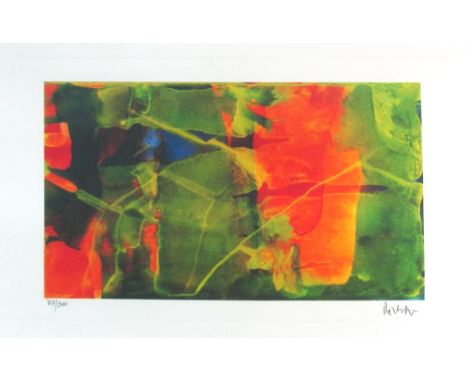 GERHARD RICHTER (German, b. 1932) 'Untitled' lithograph, Arches, 28cm x 38cm, edition 300 signed, print, nvm pencil. 