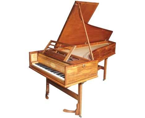 Broadwood (c1798) 
A 7ft 6in fortegrand piano in a figured mahogany case with boxwood stringing, on a trestle base; compass o