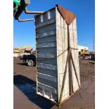 (16) 36" x 8' Western Aluminum Concrete Forms, Smooth 6-12 Hole Pattern with Attached Hardware,