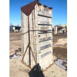 (16) 36" x 8' Western Aluminum Concrete Forms, Smooth 6-12 Hole Pattern with Attached Hardware,
