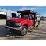 2003 Ford F-450 XL Super Duty Flatbed Truck, VIN # 1FDXF46P34EB87876, 191869 Miles, Dually Truck