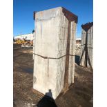 (16) 36" x 8' Western Aluminum Concrete Forms, Smooth 6-12 Hole Pattern with Attached Hardware,