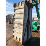 (16) 36" x 8' Western Aluminum Concrete Forms, Smooth 6-12 Hole Pattern with Attached Hardware,