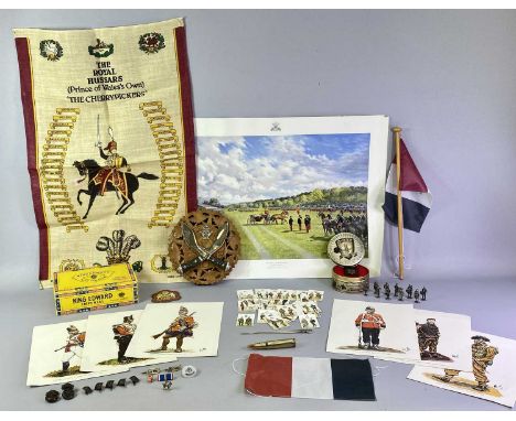 MILITARY INTEREST COLLECTABLES GROUP - to include a Zippo D Day Normandy Limited Edition lighter in black matt with original 