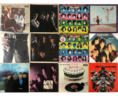 ROLLING STONES - UK LPs. Great instant collection of 12 x LPs including early/original pressings. Titles include S/T (unboxed