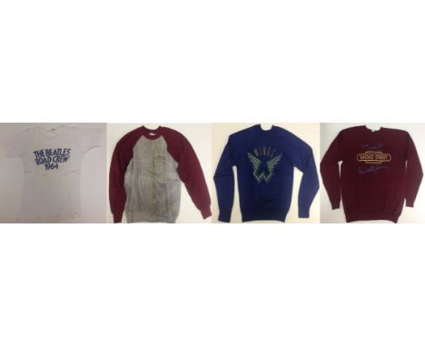 THE BEATLES/PAUL MCCARTNEY MUSIC CLOTHING. Four items of promotional clothing to include: Paul McCartney - Give My Regards.. 