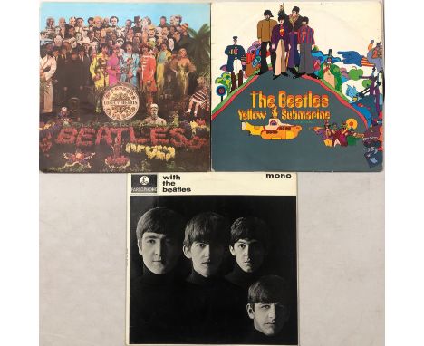 THE BEATLES - UK MONO ORIGINAL LPs. Terrific selection of 3 x original UK mono pressing LPs. Titles are Sgt. Pepper's Lonely 