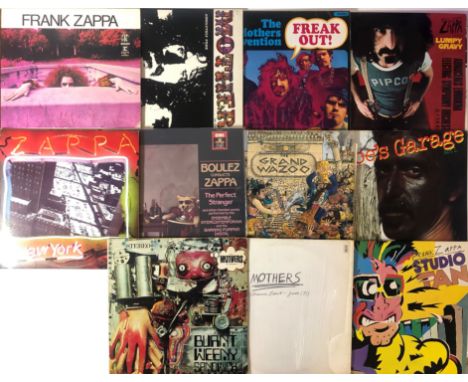 FRANK ZAPPA &amp; RELATED - UK LPs. Killer collection of 10 x (almost entirely) UK pressing LPs. Titles include Lumpy Gravy (
