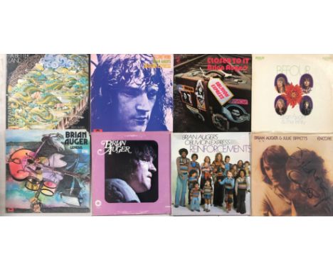 BRIAN AUGER &amp; RELATED - LPs. All aboard the oblivion express with this package of 9 x LPs. Titles are A Better Land (UK 2