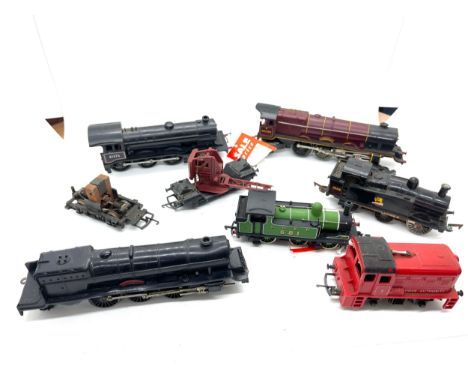 Model railways 6 x Hornby Triang locomotives plus extras 