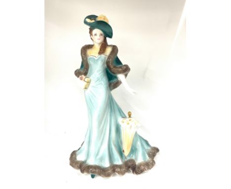 Royal Worcester Ascot Lady Figurine High society series, modelled by Richard Moore 