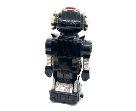 Vintage Robot the original "Magic Mike" 11 inches tall made in hong kong, old batteries removed 