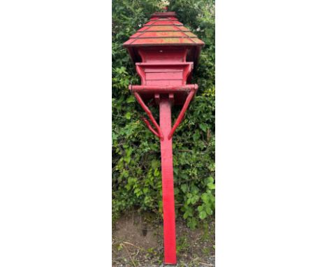 Large vintage dovecote measures approx 108 inches tall 