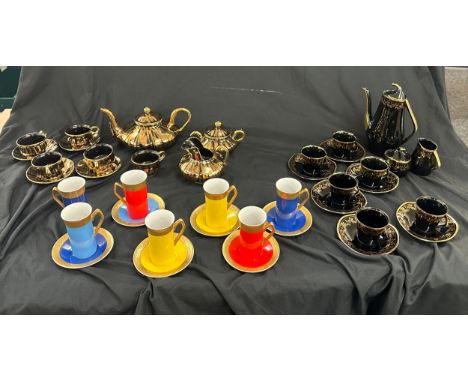 Selection of part vintage tea sets 