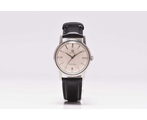 Omega: A gentleman's stainless steel wristwatch Model: Seamaster  Reference: 14759-61 Date: 1960 Movement: 17-jewel Cal.520 m