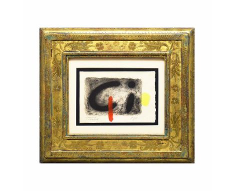 JOAN MIRO. NOUS AVONS. Etching in Colours, 13cms x 19cms, signed and inscribed.&nbsp;(Subject to ARR – see Buyers Conditions)