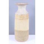 A Robert Tarling stoneware vase, with outswept neck, 14" high