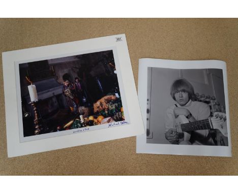 Music Memorabilia - Brian Jones of The Rolling Stones photo from Isle of Mann 1965, Hayward Archive embossed bottom left corn