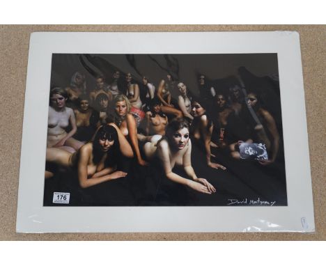 Music Memorabilia - Jimi Hendrix Electric Ladyland unpublished outtake photograph by David Montgomery, in mount 