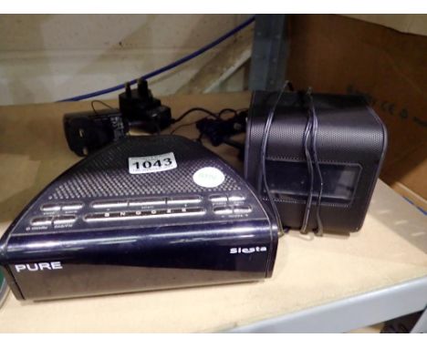 Two DAB radios, one Pure Siesta and one KS cube DAB, both with power supplies. All electrical items in this lot have been PAT