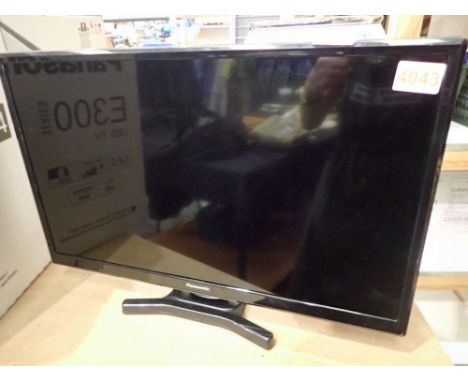 Panasonic TX-24E302B TV with wall kit and remote. All electrical items in this lot have been PAT tested for safety and have p