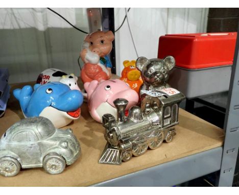 Small quantity of ceramic money boxes. Not available for in-house P&amp;P 
