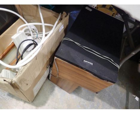 Mixed electrical item including a pair of panasonic speakers. Not available for in-house P&amp;P 