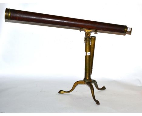 A Dolland of London telescope and stand 