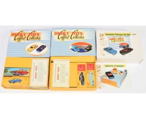 Dinky Toys (Atlas Editions) Coffret Collector Set - A Pair - (1) 550 AS Peugoet 404 and Opel Rekord, (2) 500 SP BMW and Ford 