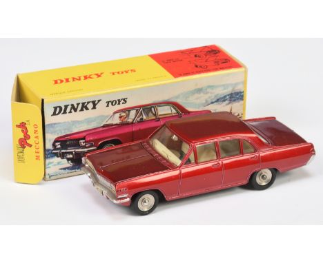 Dinky Toys (Puch Spanish-French) 513 Opel Admiral - Metallic Red, ivory interior, chrome concave spun hubs&nbsp; with correct