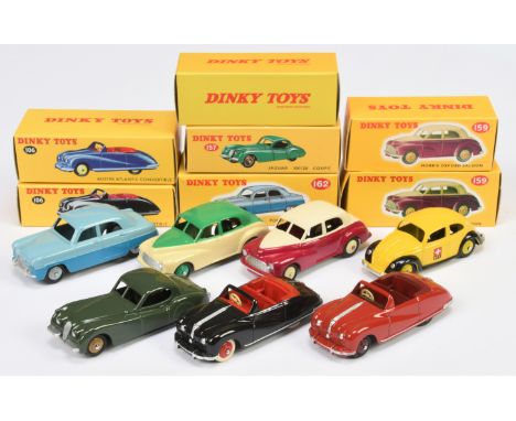 Dinky Toys (Atlas Editions) Group Of 7 To include - 106 Austin Atlantic - black, 262 Volkswagen Saloon (Beetle)&nbsp; "PTT" Y