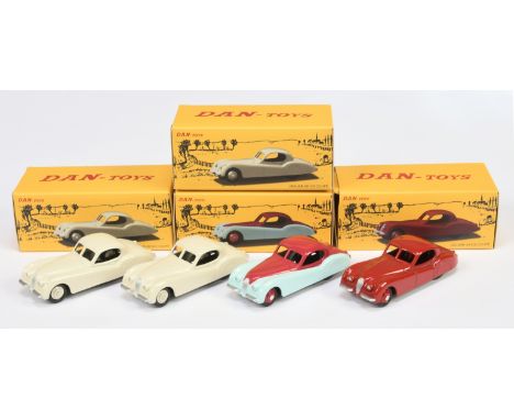 Dinky Toys (Dan-Toys) Editions)&nbsp; &nbsp;A Group OF 4 Jaguar X120 Sports cars&nbsp; To Include -&nbsp; Red, Off White X 2 