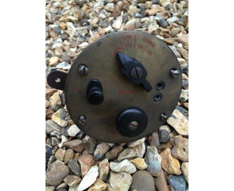 1930 Riley 9 - a Rotax starter button with the light switch to the same dial.