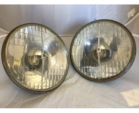 Two Bentley S1 headlamp inners. 