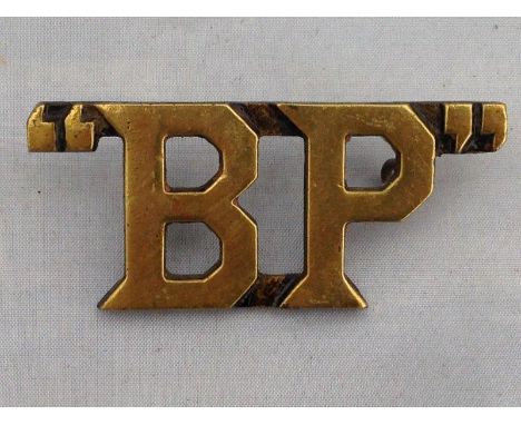 A BP cap badge circa 1910.