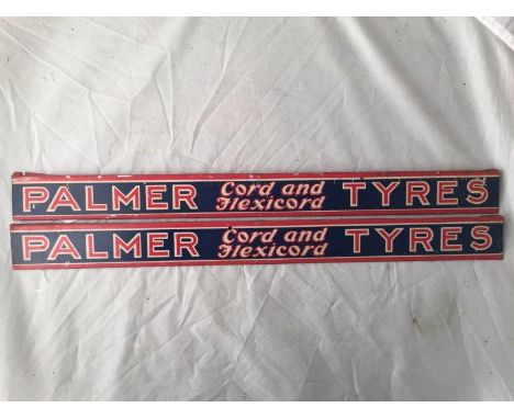 A pair of Palmer Tyres 'Cord and Flexi Cord' shelf strips. 