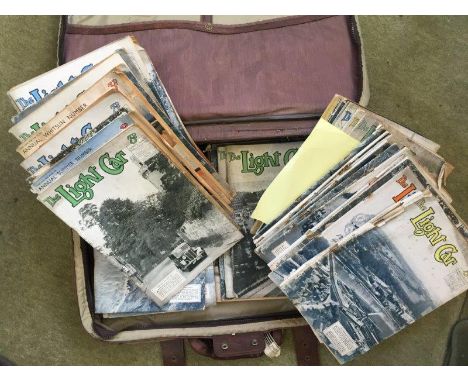 A large collection of Light Car and Cycle Car magazines. 